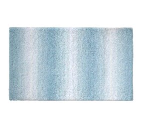 KELA Kúpeľňová predložka Ombre 80x50 cm polyester modrá