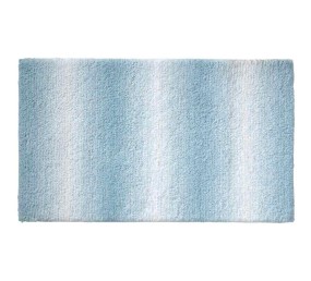 KELA Kúpeľňová predložka Ombre 120x70 cm polyester ľadovo modrá