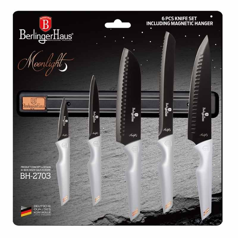Súprava nožov s magnetickým držiakom 6 ks Moonlight Edition