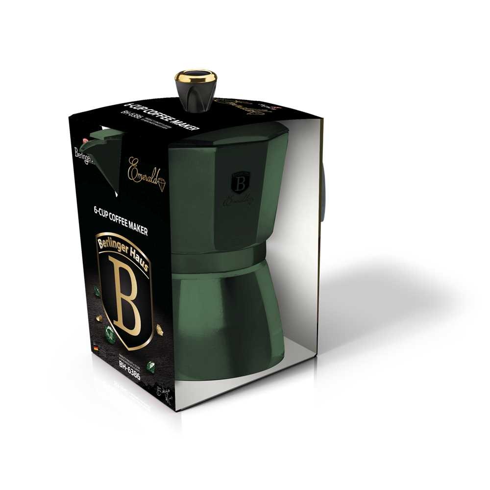 BERLINGERHAUS Kanvica na espresso 3 šálky Emerald Collection