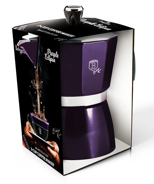 BERLINGERHAUS Kanvica na espresso 6 šálok Purple Metallic Line