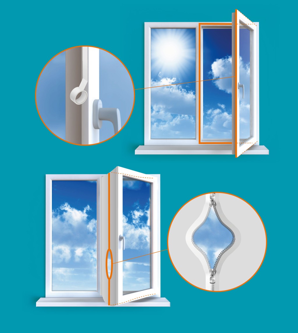 Tesnenie G21 Air-Block do okien, univerzálne, vhodné k mobilným klimatizáciám