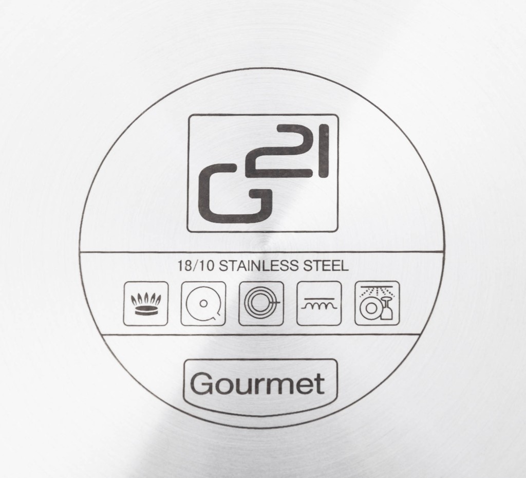 Hrniec G21 Gourmet Magic s cedníkom 28 cm s pokrievkou nerez