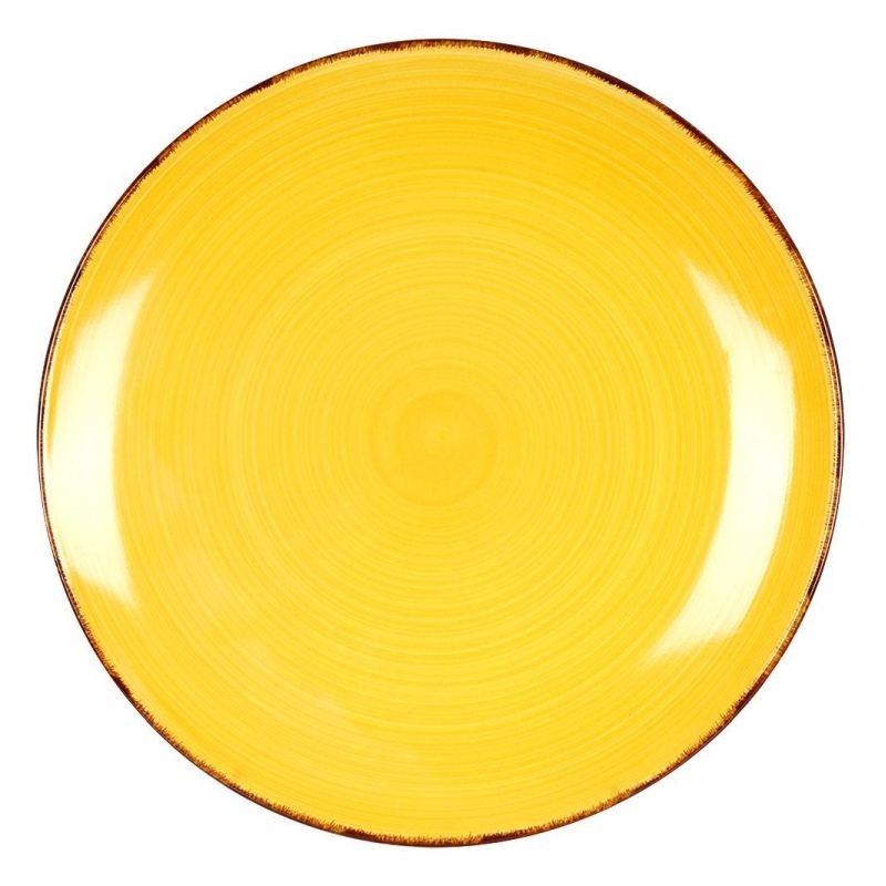 EXCELLENT Jedálenská sada tanierov VALENCIA kamenina 16 ks žltá