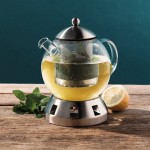 BERGHOFF Kanvica na čaj s ohrievačom DORADO 1,3 l