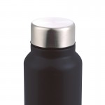BERGNER Fľaša prenosná nerezová oceľ 0,75 l čierna