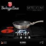 BERLINGERHAUS Wok s mramorovým povrchom 28 cm Carbon Metallic Line