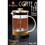 BERLINGERHAUS Kanvička na čaj a kávu French Press 350 ml Rosegold collection