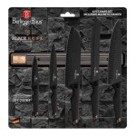 BERLINGERHAUS Sada nožov s magnetickým držiakom 6 ks Black Rose Collection