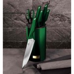 BERLINGERHAUS Sada nožov nerez 7 ks Emerald Collection v stojane