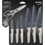 Súprava nožov s nepriľnavým povrchom 7 ks Aspen Collection