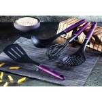 Kuchynské náčinie s nástenným držiakom 7 ks Purple Eclipse Collection