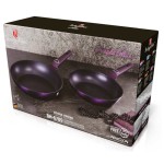 Panvica s titánovým povrchom sada 2 ks Purple Eclipse Collection