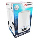 ALPINA Zvlhčovač vzduchu s LED displejom 4 L biela