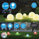 Solárne LED záhradné osvetlenie 5ks