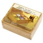 EDCO Drevená krabička na čaj 6 priehradok