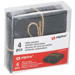 ALPINA Podtácky bridlicové sada 4 ks 10x10cm
