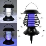 Solárna LED lampa s UV odpudzovačom hmyzu