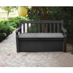 Záhradná lavica Keter Eden Garden Bench 265L sivá