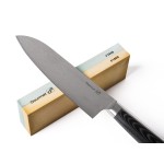 Súprava nožov G21 Damascus Premium v bambusovom bloku, Box, 5 ks + brúsny kameň