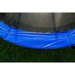 Trampolína G21 SpaceJump, 366 cm, modrá, s ochrannou sieťou + schodíky zadarmo