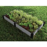 Vyvýšený záhon Keter Vista Modular Garden Bed dvojbalenie šedý