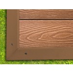 Zakončovacia lišta G21 Light Wood 4,5 x 4,5 x 300 cm, mat. WPC