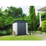 Záhradný domček Keter Artisan 7x7 grafitový/sivý