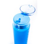 Fľaša G21 na pitie, 1000 ml, modrá-zamrznutá