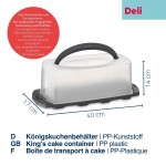 KELA Box na potraviny prenosný s vekom DELI