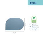 Prestieranie EDEL PU koža dymovo modrá 45,0x30,0x0,17cm