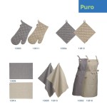 KELA Stolová súprava Puro 55% bavlna/45% ľan šedá 45,0x30,0cm
