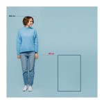 KELA Kúpeľňová predložka Maja 100% polyester mrazovo modrá 80,0x50,0x1,5cm