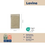 Uterák pre hostí LAVINIA 100% bavlna béžová 15,0x21,0cm
