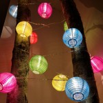 PROGARDEN Svetelná reťaz LED PARTY farebné lampióniky 20 žiaroviek