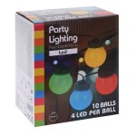Svetelná reťaz LED PARTY 10 žiaroviek farebné