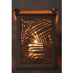 PROGARDEN Lampáš drevený so vzorom 18 x 25,5 cm