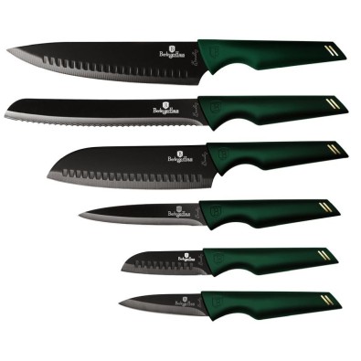 Súprava nožov s nepriľnavým povrchom 6 ks Emerald Collection