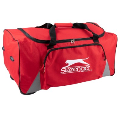SLAZENGER Športová/cestovná taška s kolieskami červená