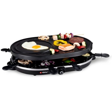 Elektrický gril + raclette multifunkčný 1200W