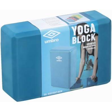 UMBRO Blok na jogu 23x15x7, 5cm modrá