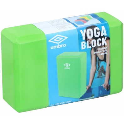 UMBRO Blok na jogu 23x15x7, 5cm zelená