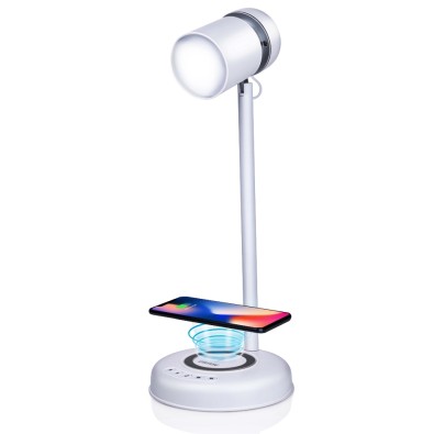 GRUNDIG Stolová lampa LED s bezdrôtovou nabíjačkou na mobil 3v1