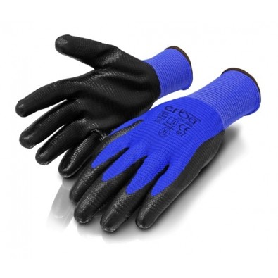 ERBA Pracovné rukavice XL polyesterové potiahnuté nitrilom