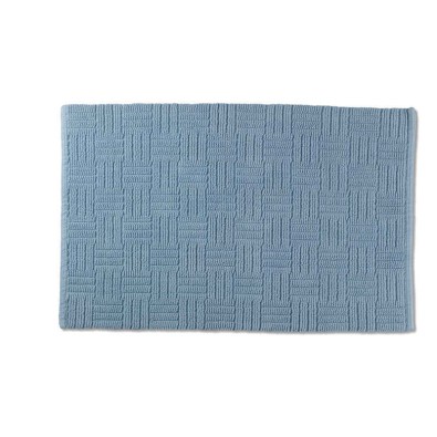 KELA Kúpeľňová predložka Leana 80x50 cm bavlna modrá