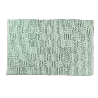 KELA Kúpeľňová predložka Leana 80x50 cm bavlna zelená
