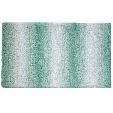 KELA Kúpeľňová predložka Ombre 120x70 cm polyester nefritovo zelená
