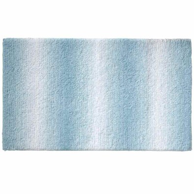 KELA Kúpeľňová predložka Ombre 65x55 cm polyester modrá
