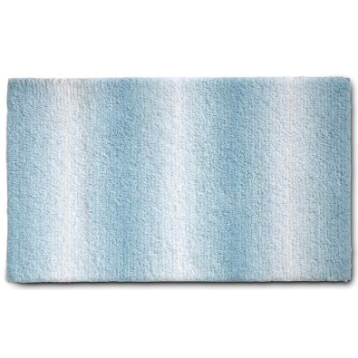 Kúpeľňová predložka Ombre 100x60 cm polyester ľadovo modrá