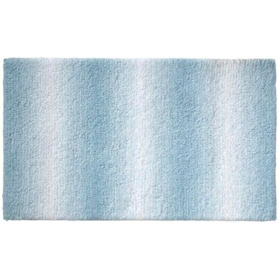 Kúpeľňová predložka Ombre 120x70 cm polyester ľadovo modrá